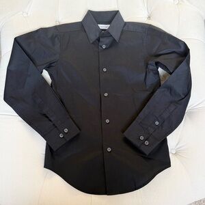 Boys Black Dress Shirt
